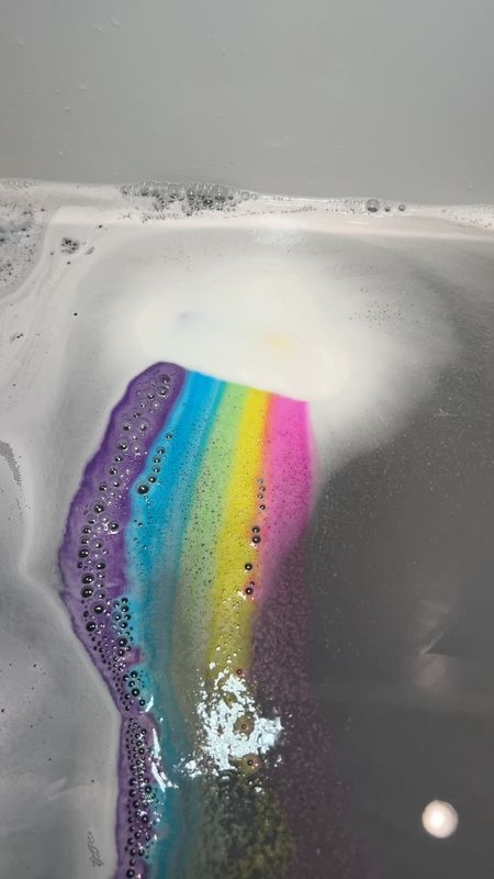 Rainbow bath bombs 

#LTKVideo #LTKkids #LTKhome