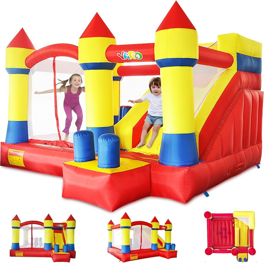 YARD Bounce House with Slide for Kids 5-12, 13'x 12.5'x8' Commercial Bouncy Castle for Age 8-12, ... | Amazon (US)