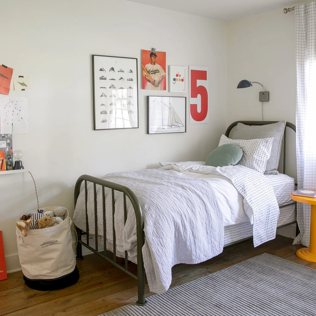 Diamond Ticking Quilt | Schoolhouse