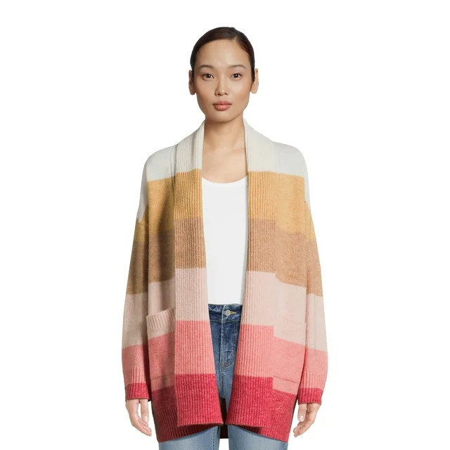 Time and Tru Women's Fuzzy Card Top | Walmart (US)