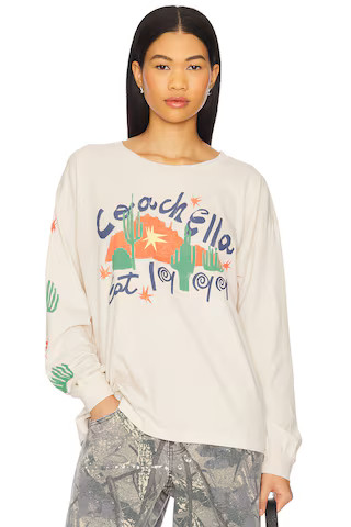 DAYDREAMER Collage Merch Long Sleeve Tee in Dirty White from Revolve.com | Revolve Clothing (Global)