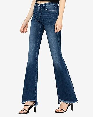 Flying Monkey Mid Rise Bell Flare Jeans | Express