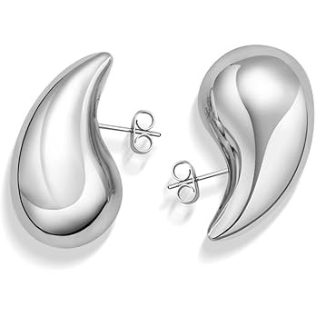 Teardrop Earring Set Dupes Lightweight Chunky Gold Hoop Earrings for Women, Hypoallergenic Earrin... | Amazon (US)