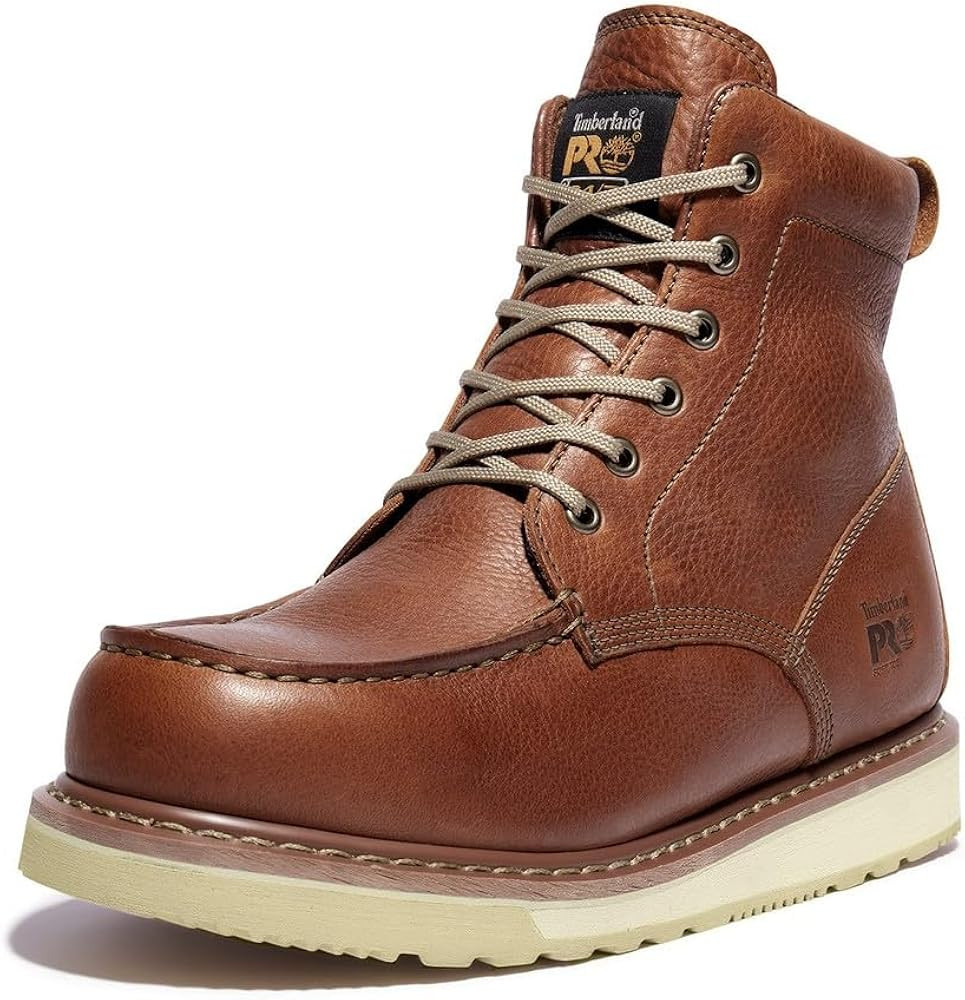 Timberland Pro Men's Wedge Sole 8" Soft Toe Boot | Amazon (US)
