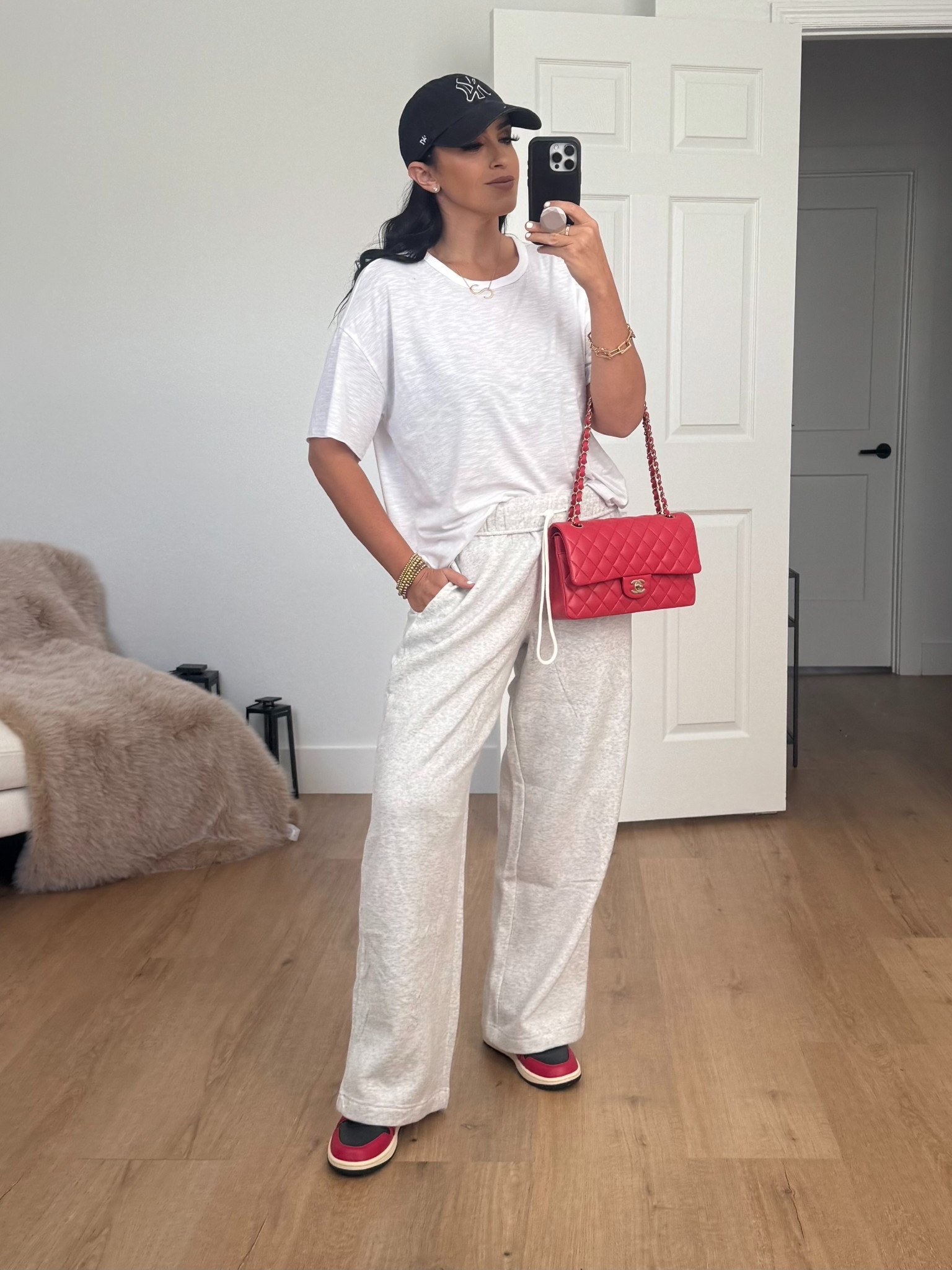 No Boundaries Soft Fleece Wide Leg Pants wearing size medium and only $11. 
