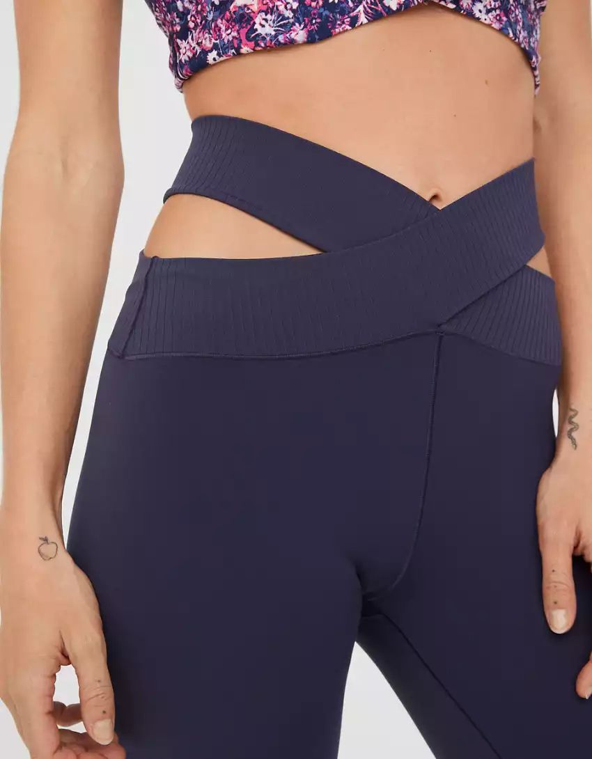 OFFLINE By Aerie Real Me Crossover Cut Out Legging | Aerie