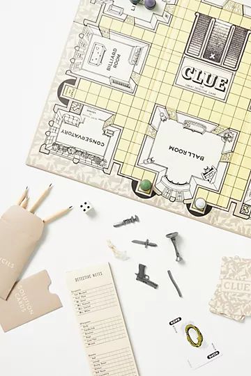 Vintage Bookshelf Edition Clue Game | Anthropologie (US)