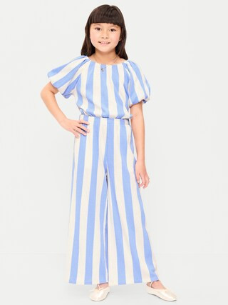 Fit and Flare Side-Cutout Jumpsuit for Girls | Old Navy (US)