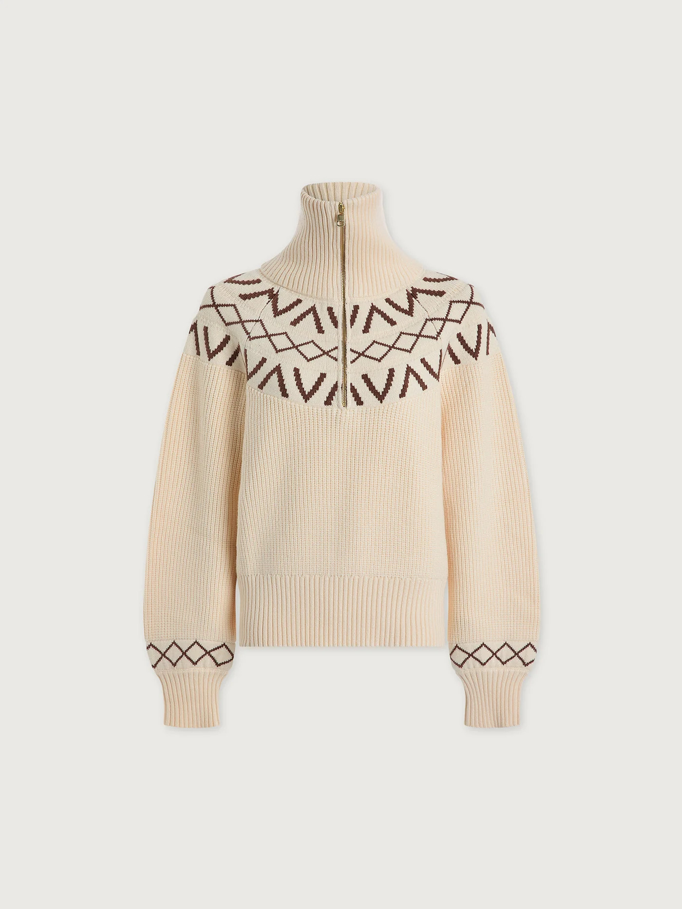 Sigrid Fairisle Half-Zip Knit | Varley US