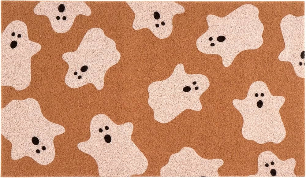 Boo Ghosts Halloween Doormat Halloween Welcome Door Mats for Entryway Front Indoor Outdoors Decor... | Amazon (US)