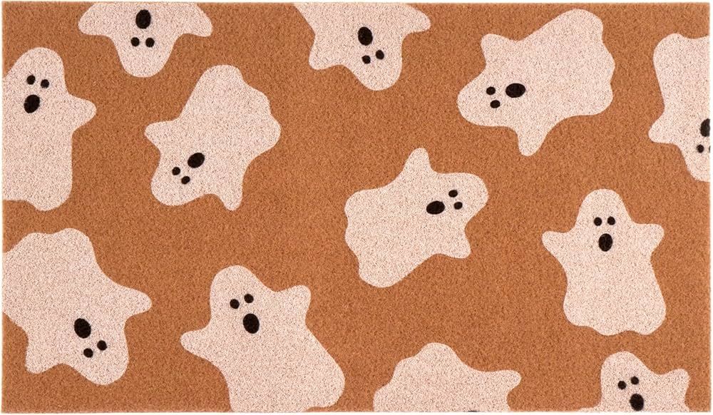 Boo Ghosts Halloween Door Mat Halloween Welcome Doormat Fall Door Mat for Entryway Front Indoor O... | Amazon (US)