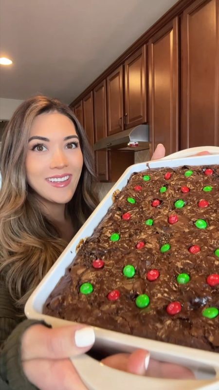 EVERYTHING used to make this masterpiece was from Walmart! #walmartpartner  Their online delivery and pickup makes it easy to try out all their new items! New customers can use promo code TRIPLE10 to save $10 off their first three pickup or delivery orders. $50 min. Restrictions & fees apply. #walmartholiday #walmartgrocery @walmart 

All ingredients used I got @walmart Below is the exact recipe @shop.ltk #liketkit #walmartgrocery #walmart #momlife 

-1 or 2 packs of ready made cookie dough to coat bottom on pan
-1 layer of your favorite type of Oreos
-Layer in Marshmallows, Chocolate/M&Ms, Sprinkles, and whatever else you love!
-2 boxes of Brownie mix  to cover all add-ins
-Bake at 325 for 1 Hour or until toothpick comes out of brownie layer clean

#LTKSeasonal #LTKHoliday