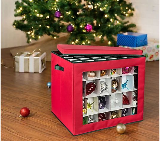 Honey-Can-Do 120-Cube Ornament Storage Box - QVC.com | QVC