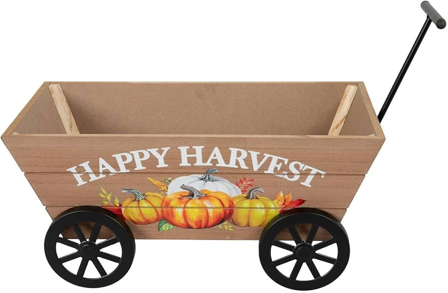 Hobby Lobby Happy Harvest Decorative Wood Wagon, Fall Pumpkin Theme | Amazon (US)