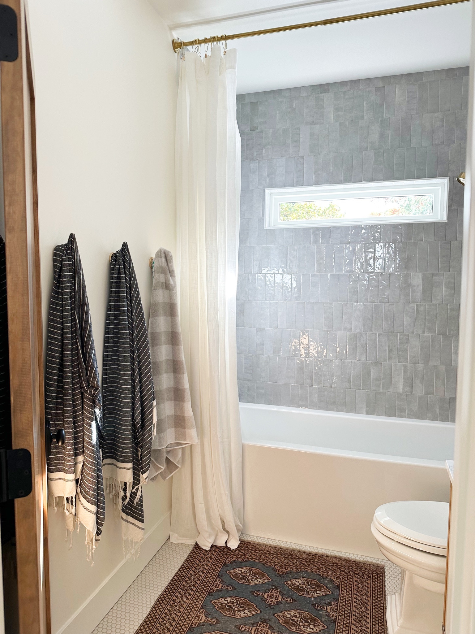 Extra long shower curtain! 

#LTKhome