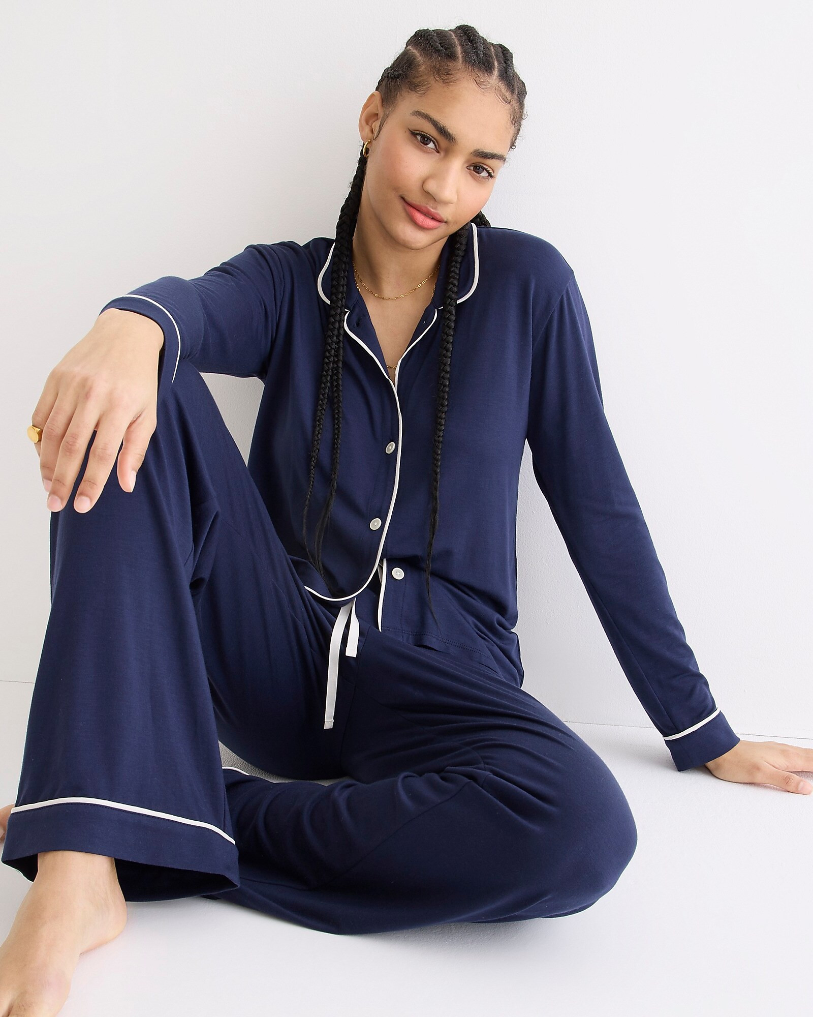 Eco dreamiest long-sleeve pajama set | J. Crew US