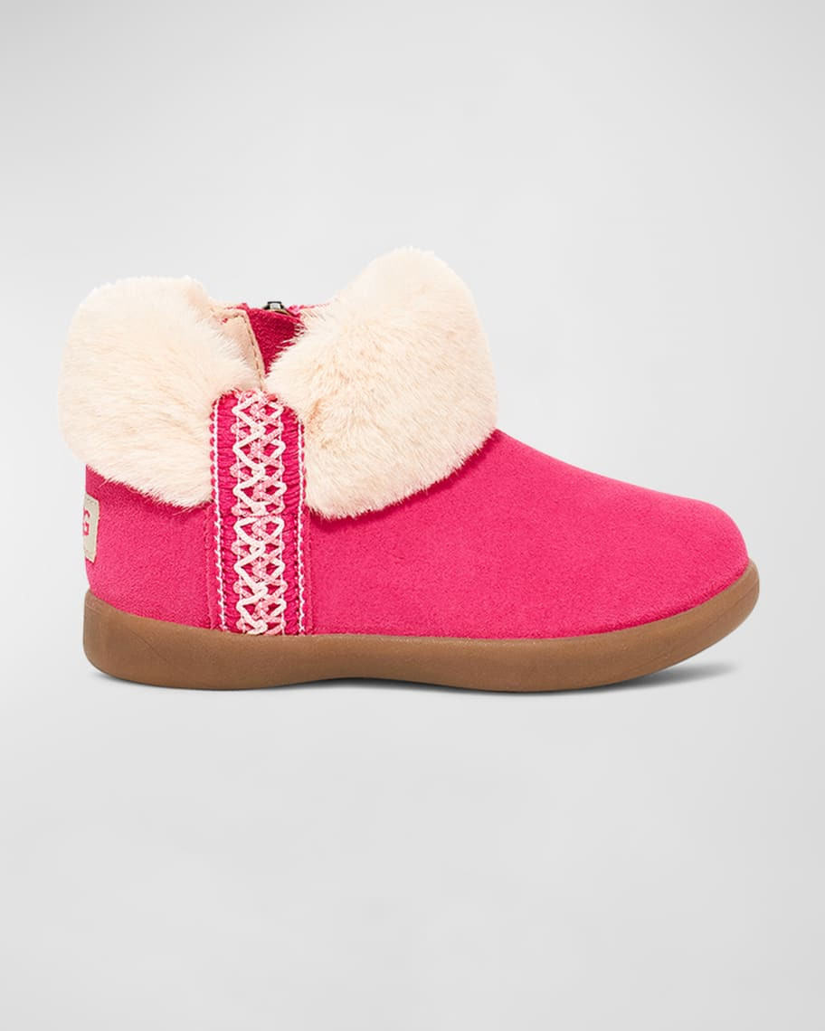 UGG Girl's Dreamee Suede Booties, Baby/Toddler | Neiman Marcus