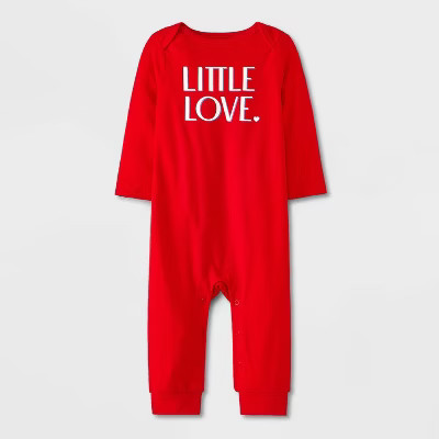 Baby Little Love Romper - Cat & Jack™ Red Newborn | Target