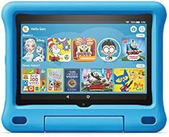 Fire HD 8 Kids tablet, 8" HD display, ages 3-7, 32 GB, named "Best Tablet for Little Kids" by Goo... | Amazon (US)