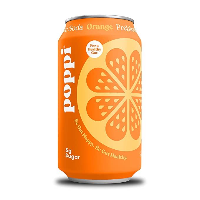 POPPI Sparkling Prebiotic Orange Soda w/ Gut Health & Immunity Benefits, Beverages made with Appl... | Amazon (US)