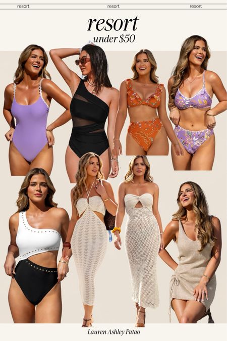 Super cute resort pieces for under $50! 

#LTKfindsunder50 #LTKfindsunder100 #LTKswim