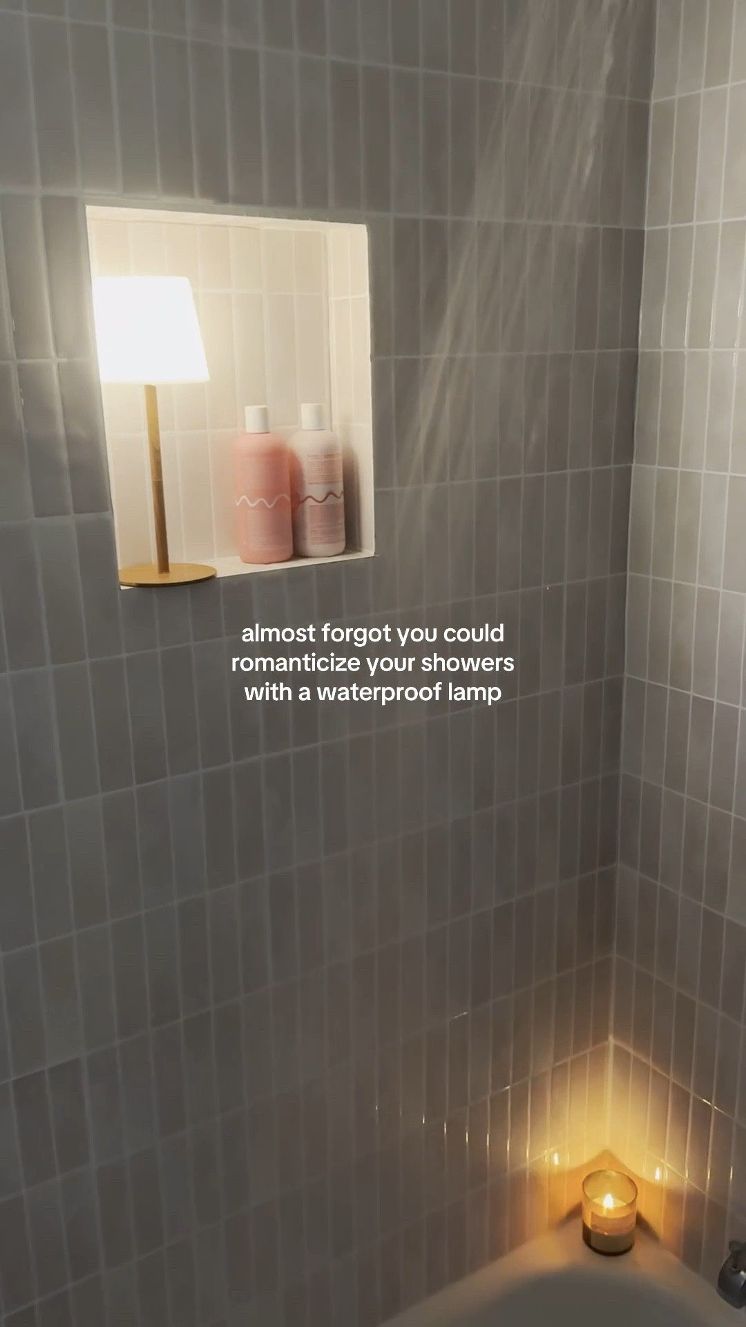 A waterproof lamp is the perfect way to romanticize your showers

#LTKHome