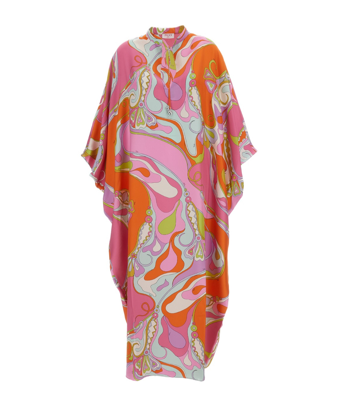 Orchidee-print silk kaftan | Senser US