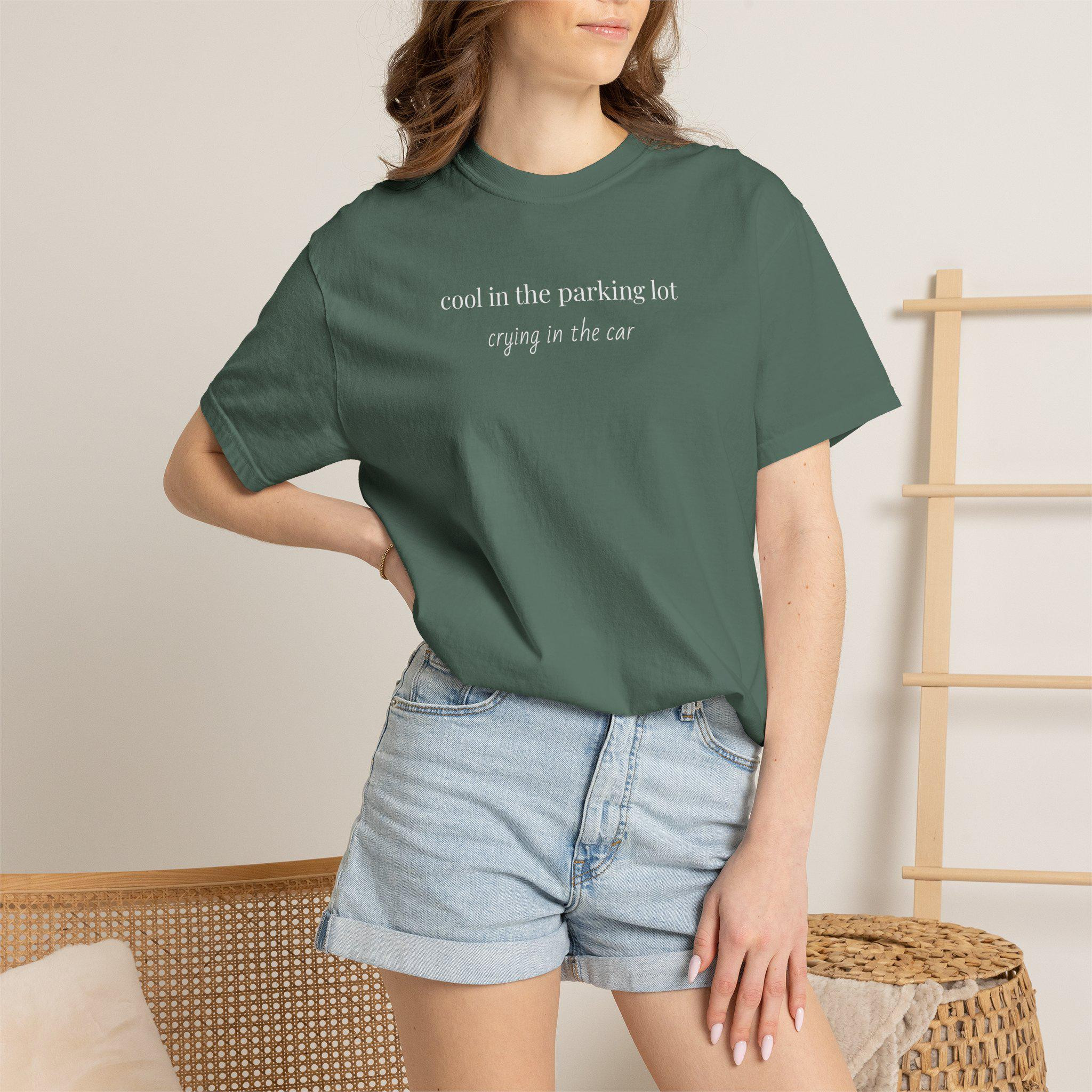 Crying in Car College Mom Tee | Relaxed Fit Garment-Dyed Comfort Colors Shirt | Etsy (Global)