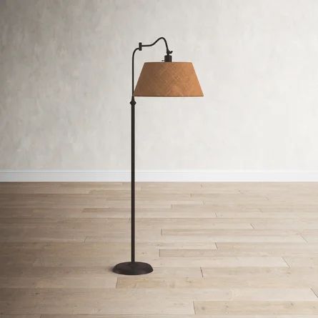 Birch Lane™ Theodora Swing Arm Floor Lamp | Wayfair North America