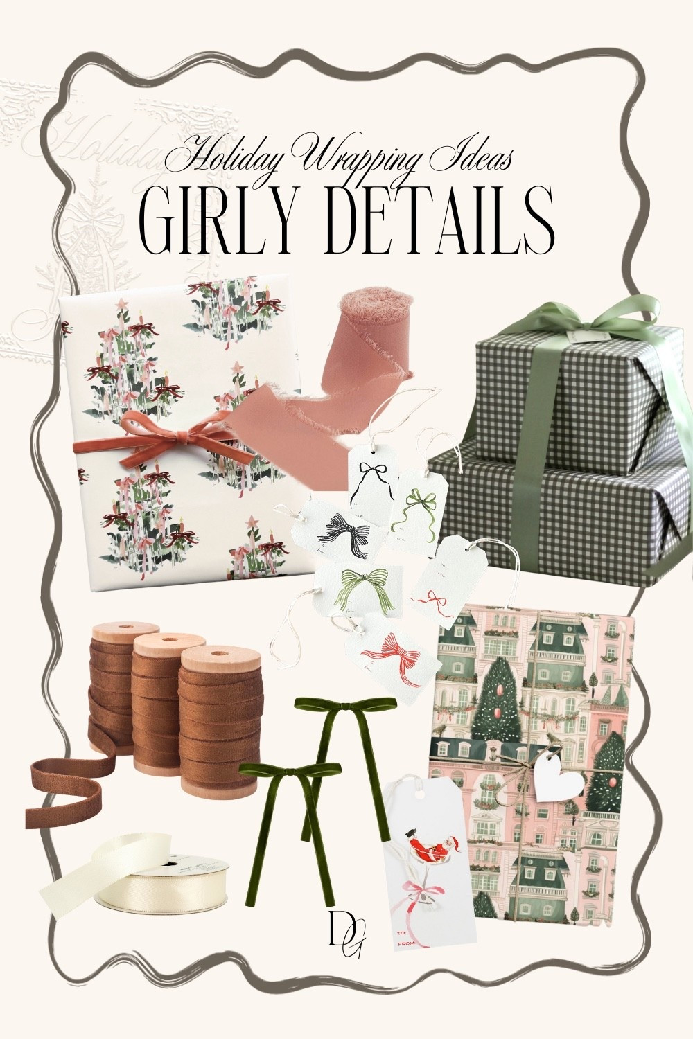 Holiday gift wrap 〰️ GIRLY DETAILS holiday gift wrapping theme, holiday wrapping paper, holiday gift wrapping, holiday gift, holiday gifts, holiday gifting, holiday gift wrap themes, aesthetic gift wrapping, aesthetic holiday gift wrap, holiday gift wrap idea, Christmas gift wrapping ideas, Christmas wrapping, Christmas gift wrap, holiday wrap, holiday wrapping, Christmas wrapping paper, Christmas gift bags, xmas wrapping, girly Christmas wrapping paper #LTKHoliday 

 #LTKSeasonal #LTKHome