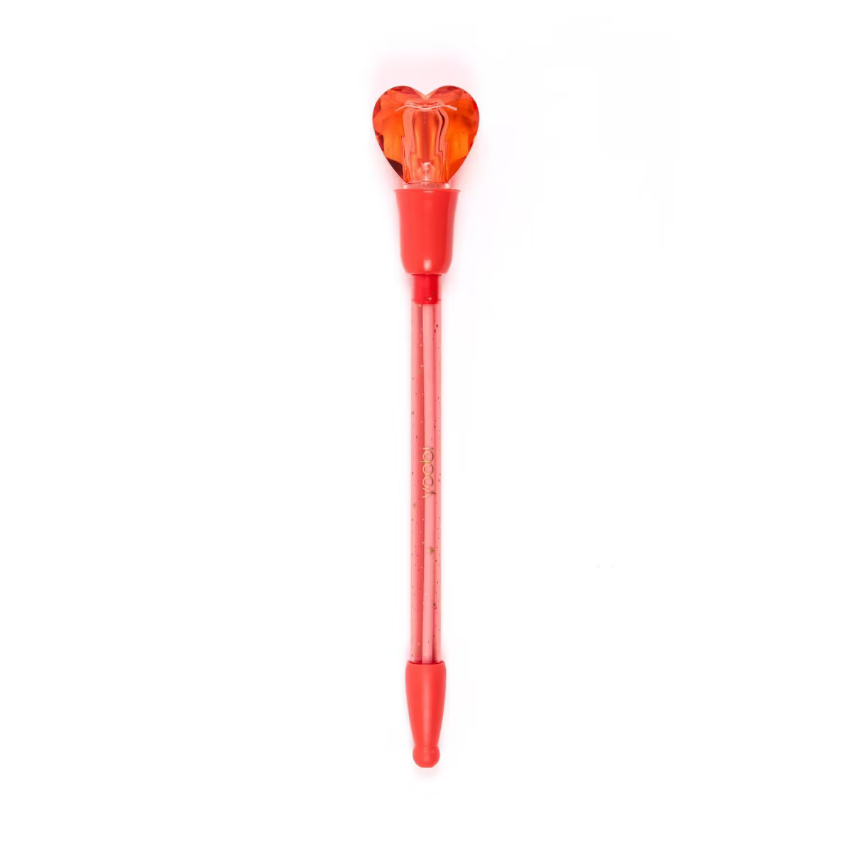 Yoobi Novelty Ballpoint Pen Light Up Red Heart | Target
