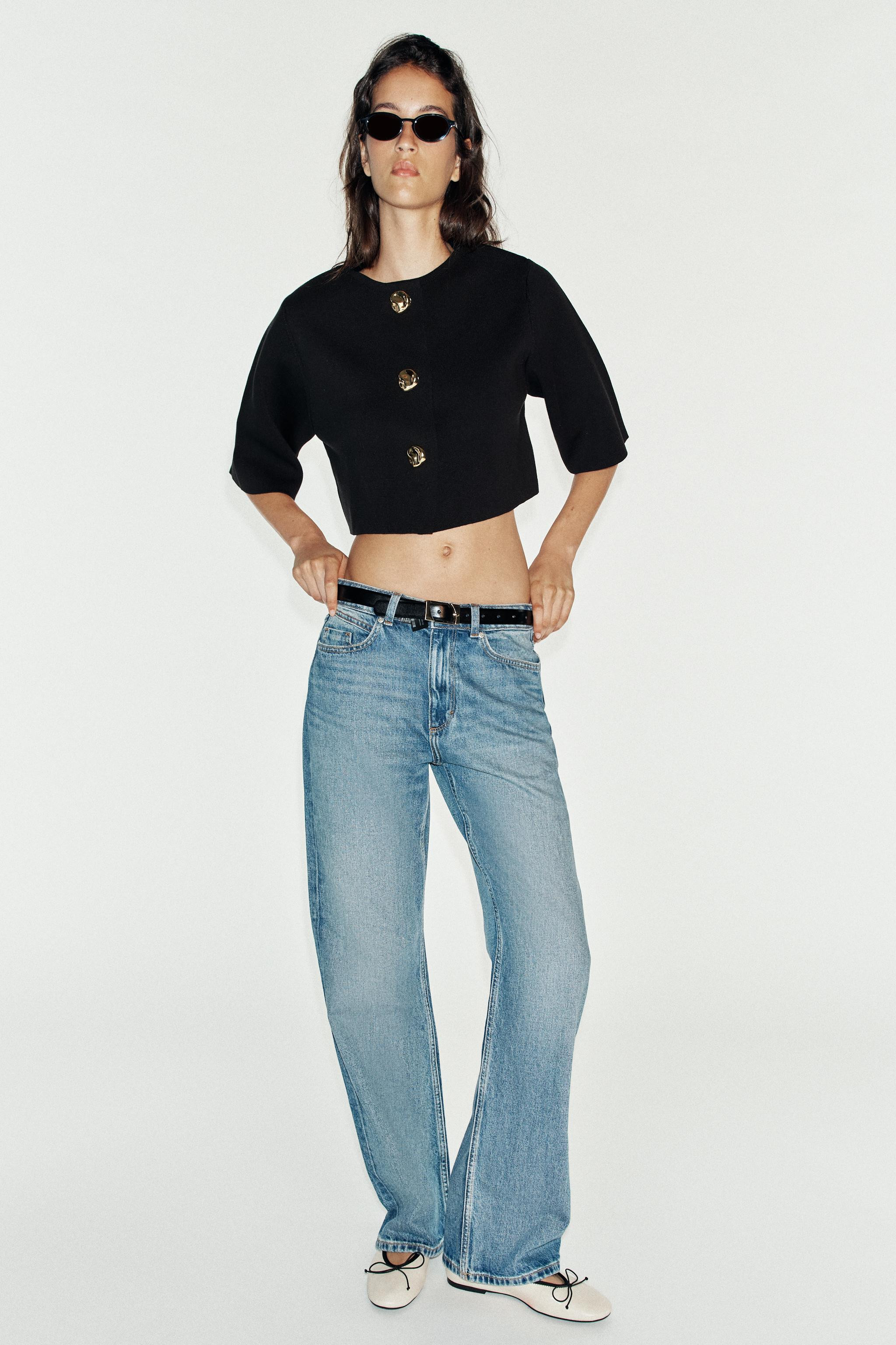 CROPPED KNIT JACKET | Zara US