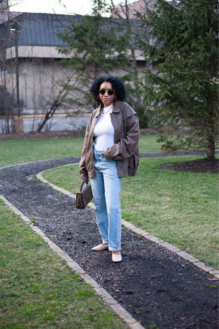 Size medium in the jacket, 2 sizes up in the jeans, shoes are from Zara, but linked similar pair here!

#LTKfindsunder100 #LTKSeasonal #LTKstyletip