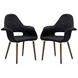EdgeMod Barclay Dining Chair in Black (Set of 2) | Amazon (US)