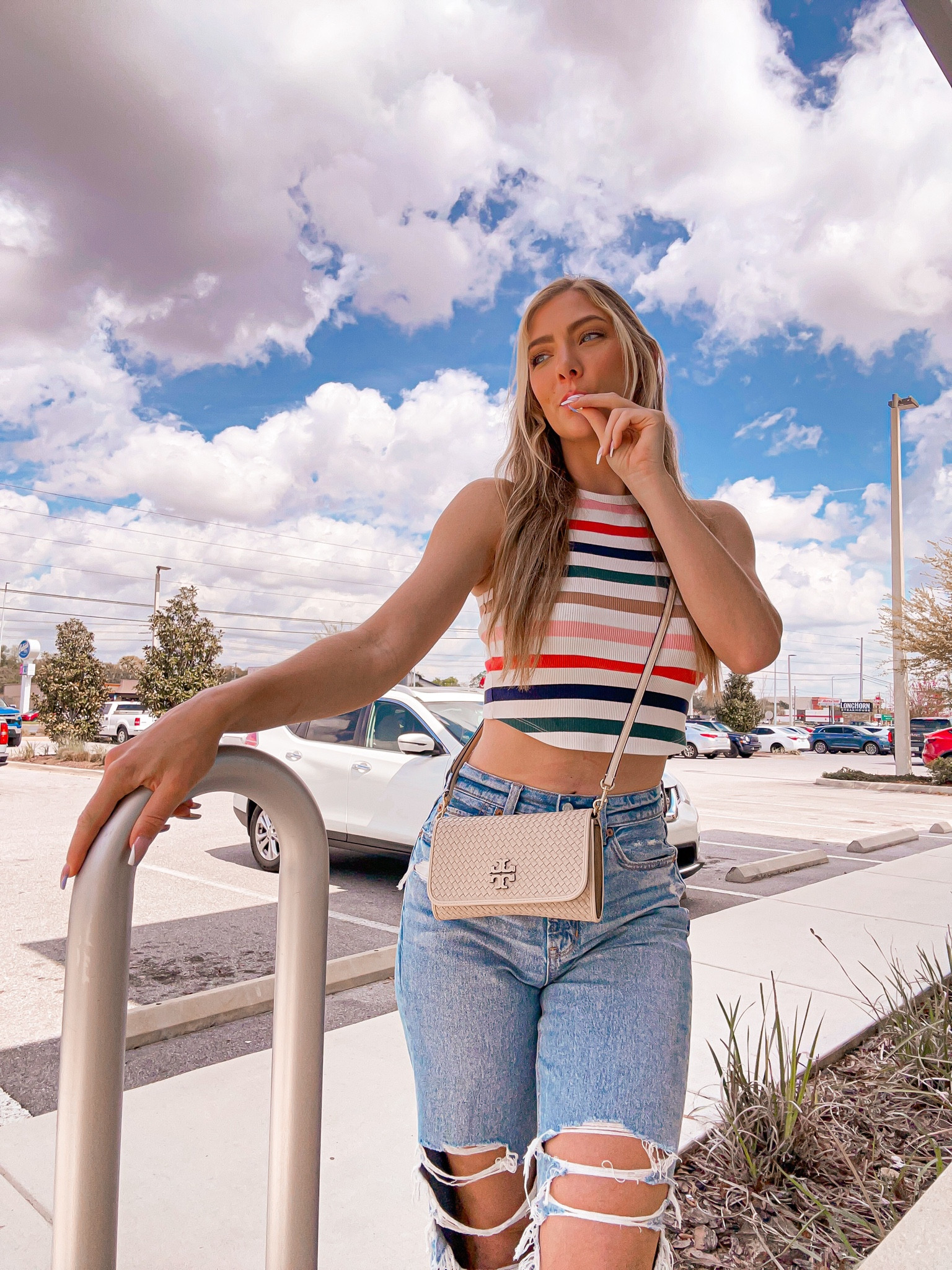 BRB buying this tank in every color 😍 also never thought I’d buy baggy jeans but here we are! 

#LTKSpringSale #LTKsalealert #LTKSeasonal