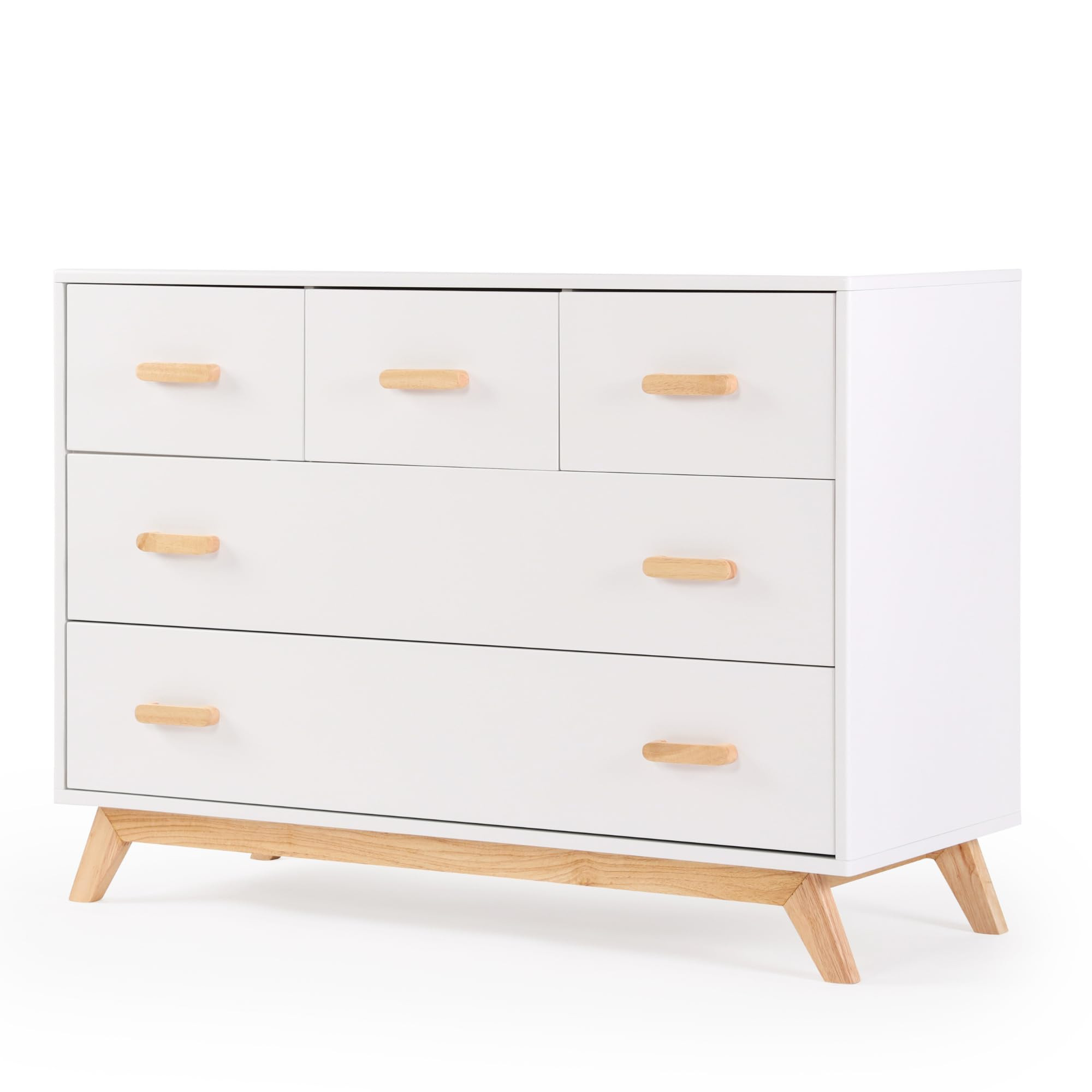 dadada Soho 5-Drawer Dresser for Nursery and Bedroom - Modern Design, Large Storage, Baby-Safe Fi... | Amazon (US)