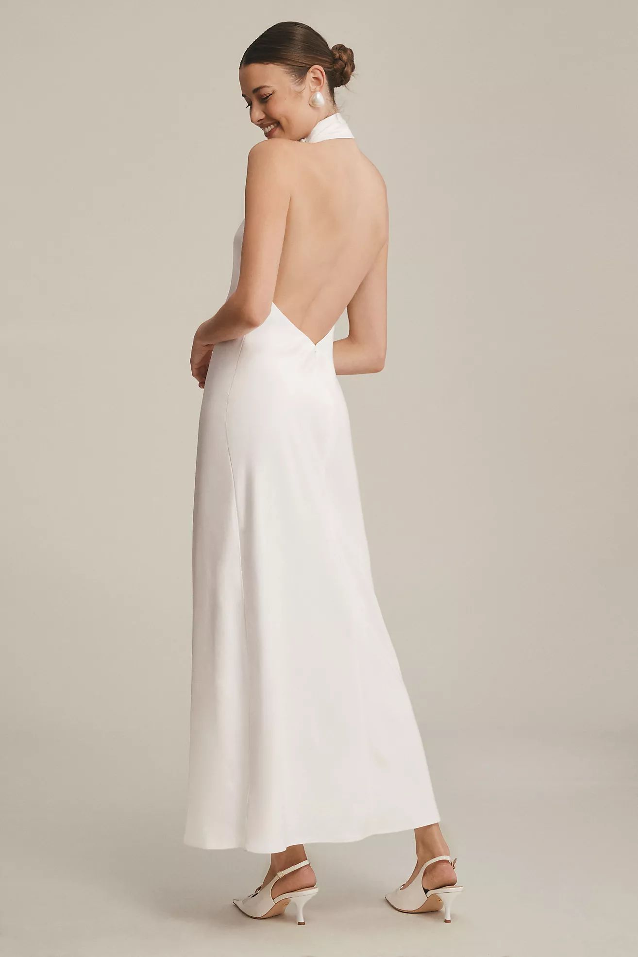 Significant Other Darcy Backless Halter Dress | Anthropologie (US)