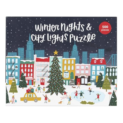 Pippi Post Winter Nights & City Lights Jigsaw Puzzle for Adults 500 Pieces, Christmas Puzzles, Fun Gifts for Puzzle Lovers | Amazon (US)