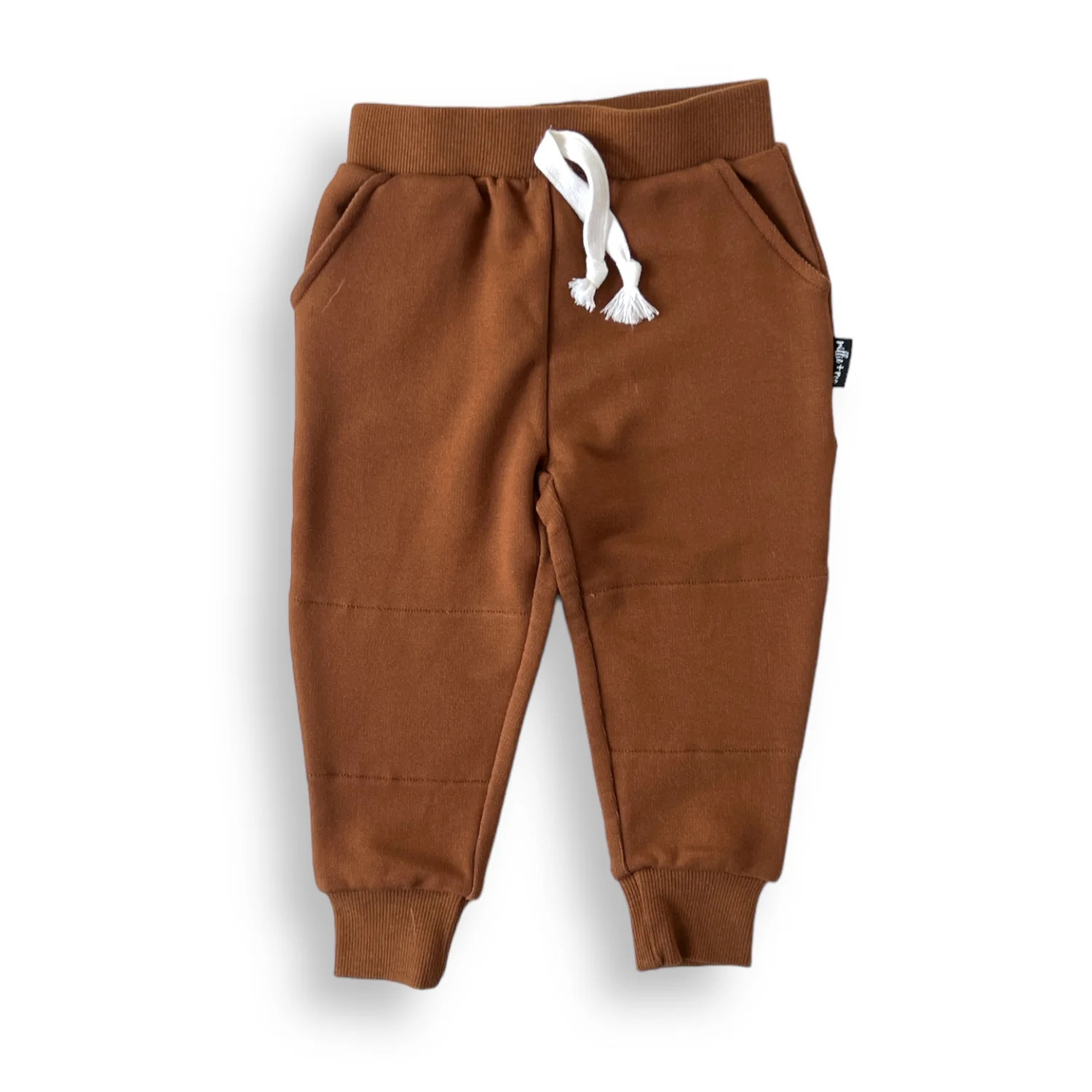 JOGGERS- Bark Bamboo French Terry | millie + roo