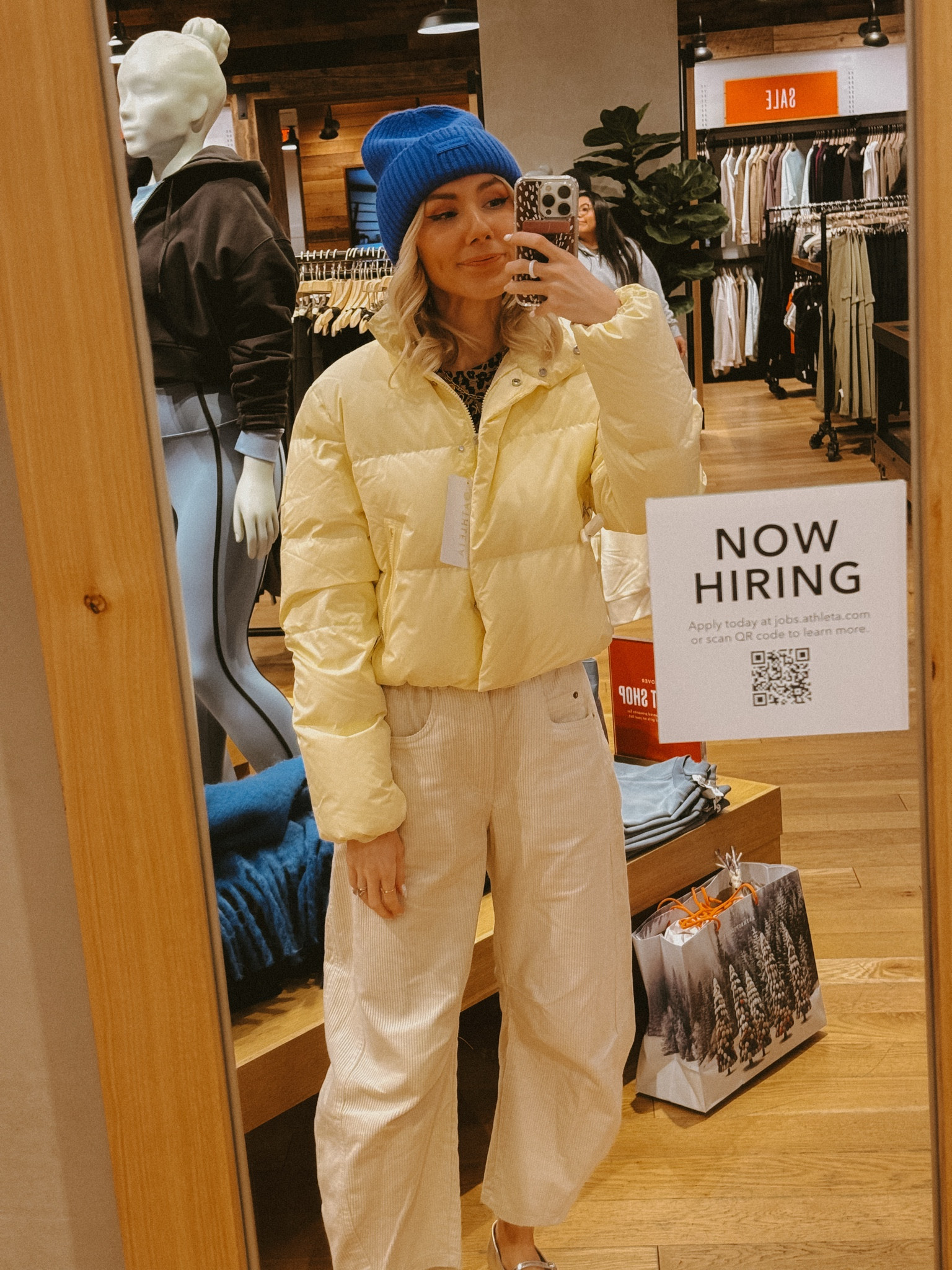 Cutest butter yellow puffer that I immediately bought when I saw it 😍 

#LTKSeasonal #LTKOver40 #LTKSaleAlert