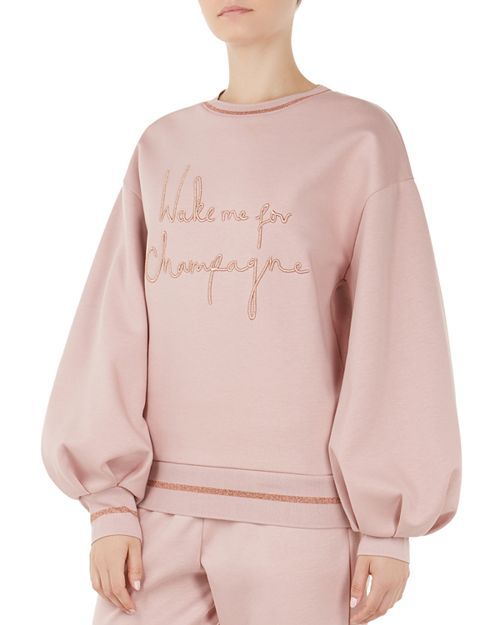Ted Baker Ted Says Relax Dayzei Champagne Sweatshirt Women | Bloomingdale's (US)