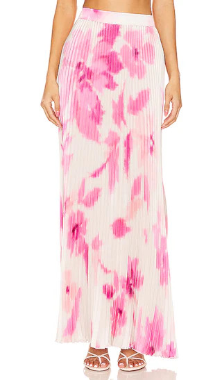 Romance Skirt in Jardin Pink | Revolve Clothing (Global)
