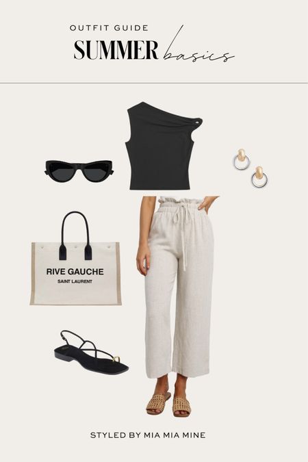 Easy summer outfit ideas
Reformation knit top
Nordstrom linen pants under $100
Jeffrey Campbell sandals
Saint Laurent sunglasses 




#LTKSeasonal #LTKFindsUnder100 #LTKFindsUnder50