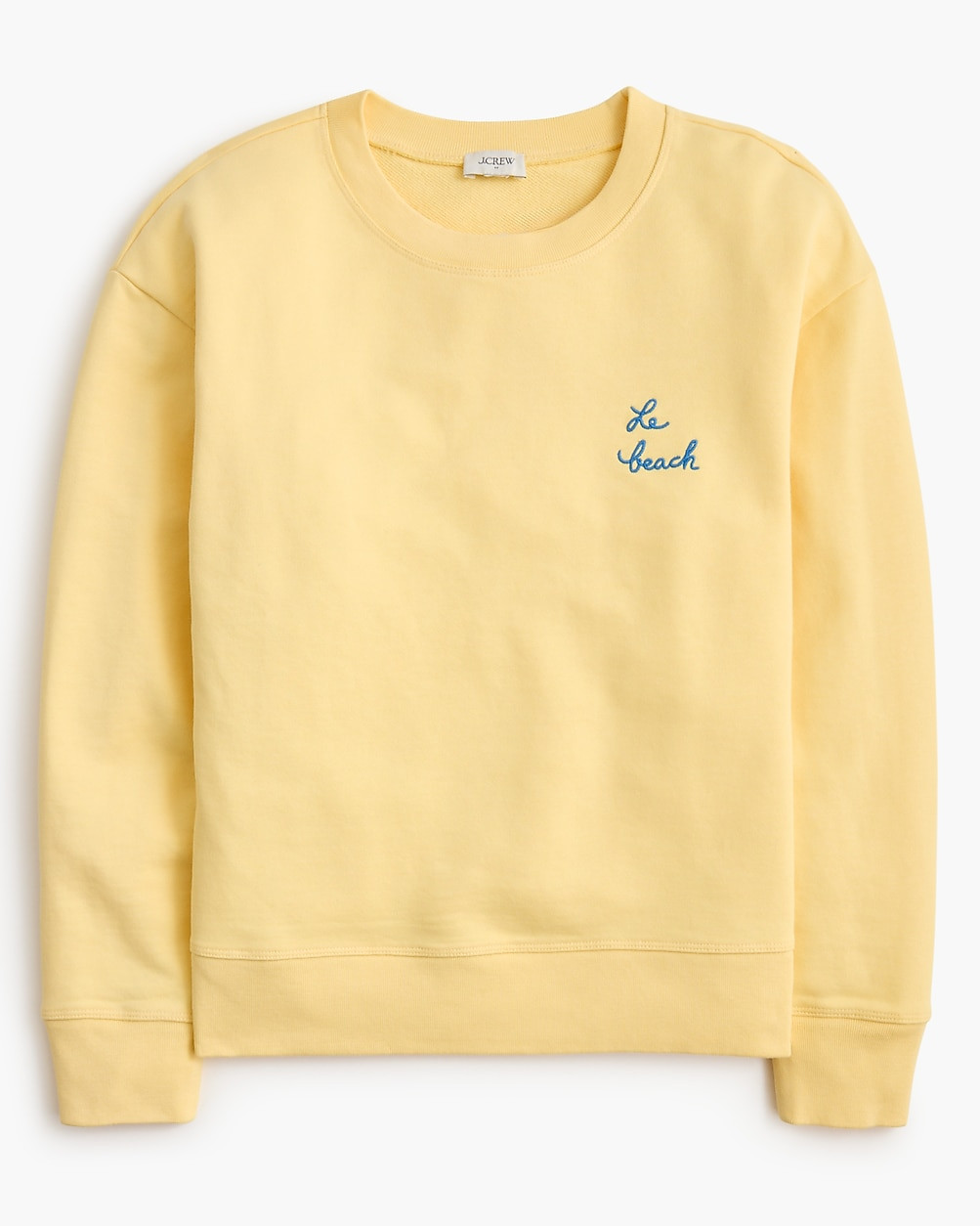 "Le beach" graphic sweatshirt | J.Crew Factory