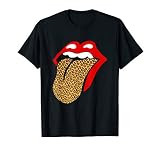 Red Lips Leopard Tongue Trendy Animal Print Vintage Gift T-Shirt | Amazon (US)