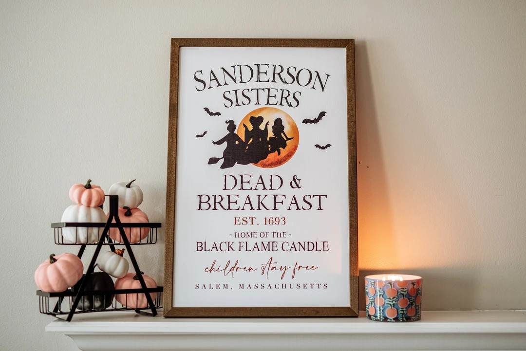 The Original Sanderson Sisters Dead and Breakfast Sign Fall - Etsy | Etsy (US)