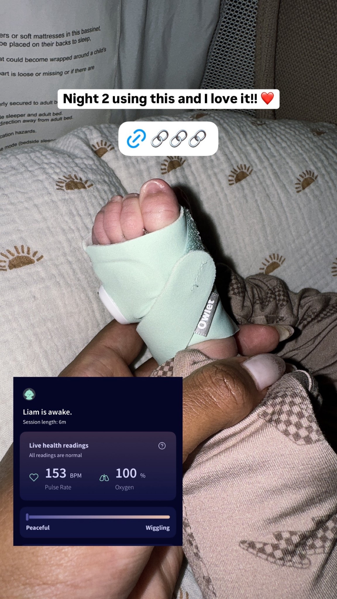 We use the Owlet Dream Sock every night with Liam🤍 It’s on sale for Cyber Monday right now!

#LTKSaleAlert #LTKBaby #LTKCyberWeek