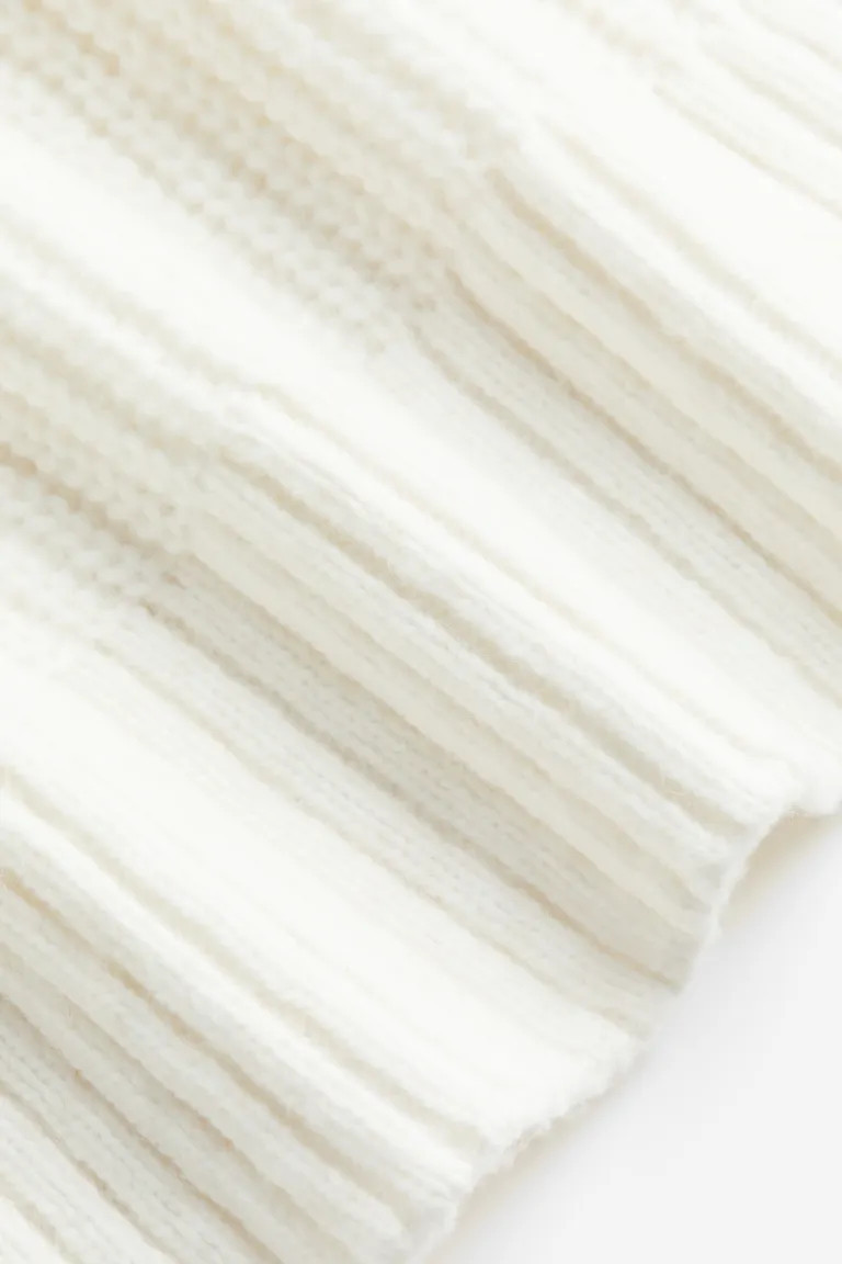 Balloon-sleeved Sweater - Cream - Ladies | H&M US | H&M (US + CA)