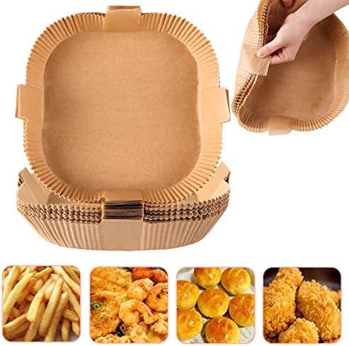 Air Fryer Disposable Paper Liner, Square Parchment Cooking Non-Stick, Baking Roasting Food Grade ... | Amazon (US)