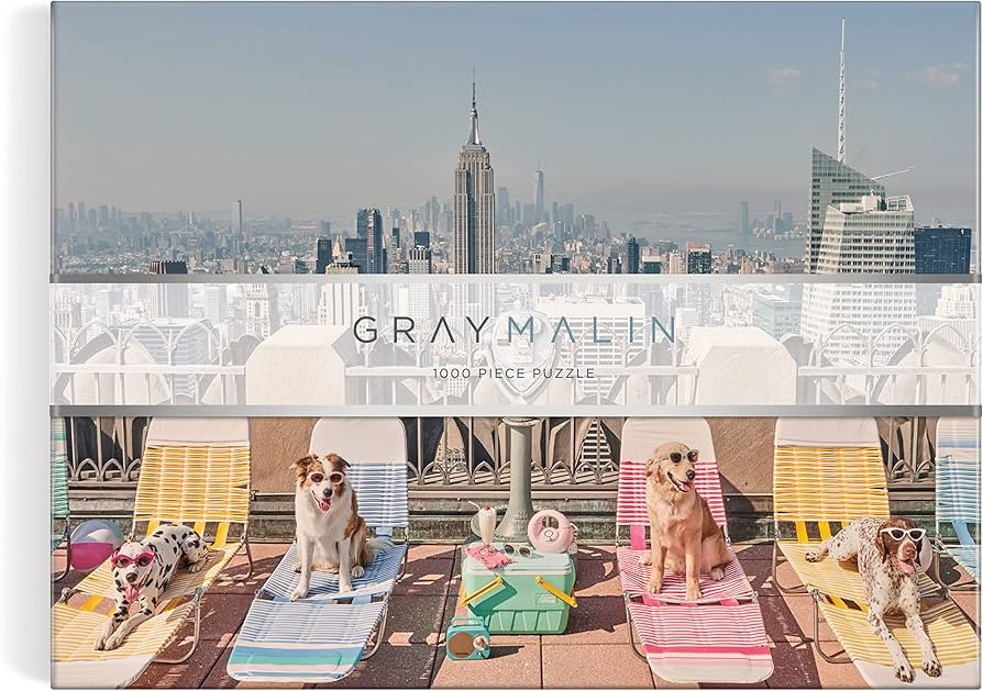 Galison Gray Malin The Dogs of New York City – 1000 Piece Puzzle Fun and Challenging Activity w... | Amazon (US)